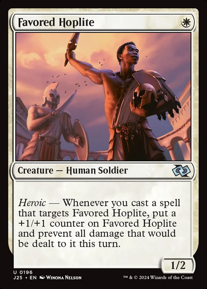 Favored Hoplite 「J25/196」「EN」