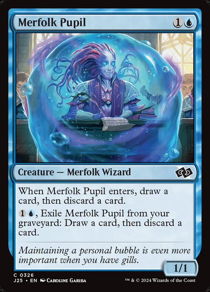 Merfolk Pupil 「J25/326」「EN」