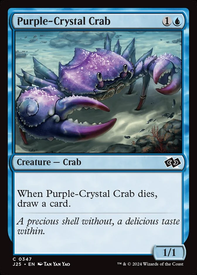Purple-Crystal Crab 「J25/347」「EN」