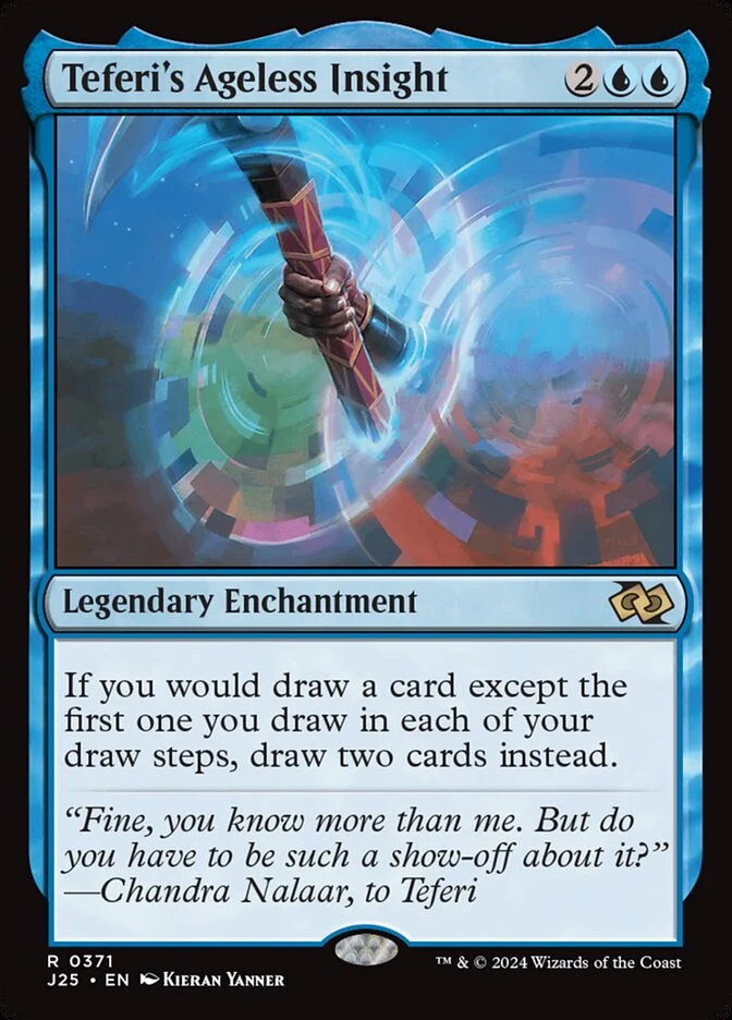 Teferi's Ageless Insight 「J25/371」「EN」