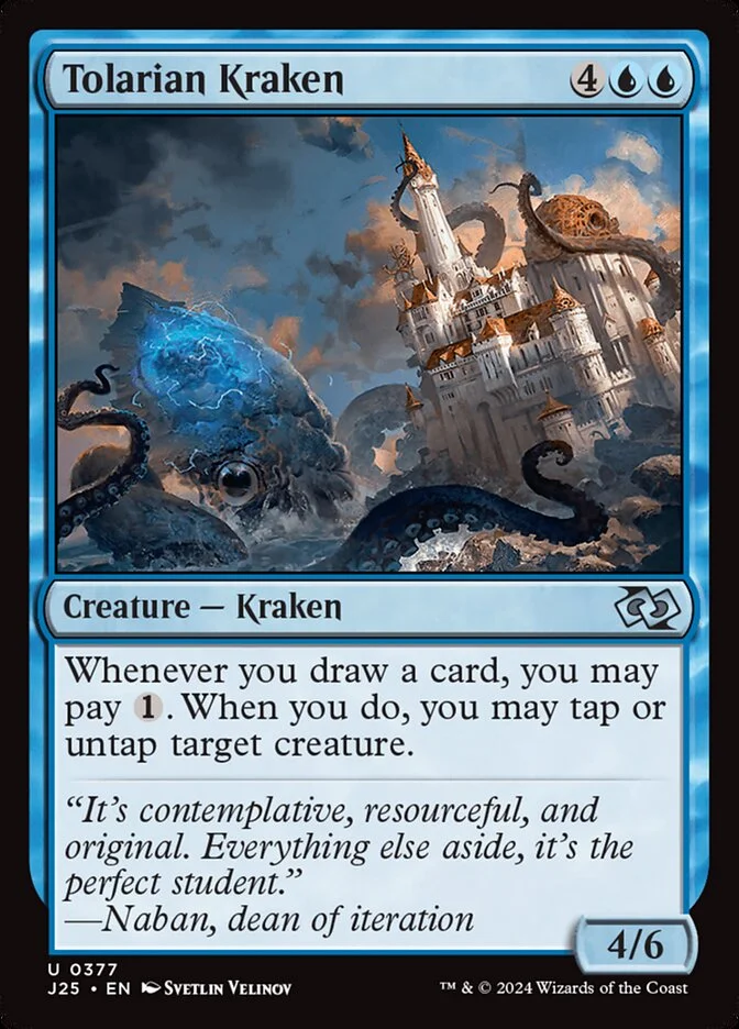 Tolarian Kraken 「J25/377」「EN」