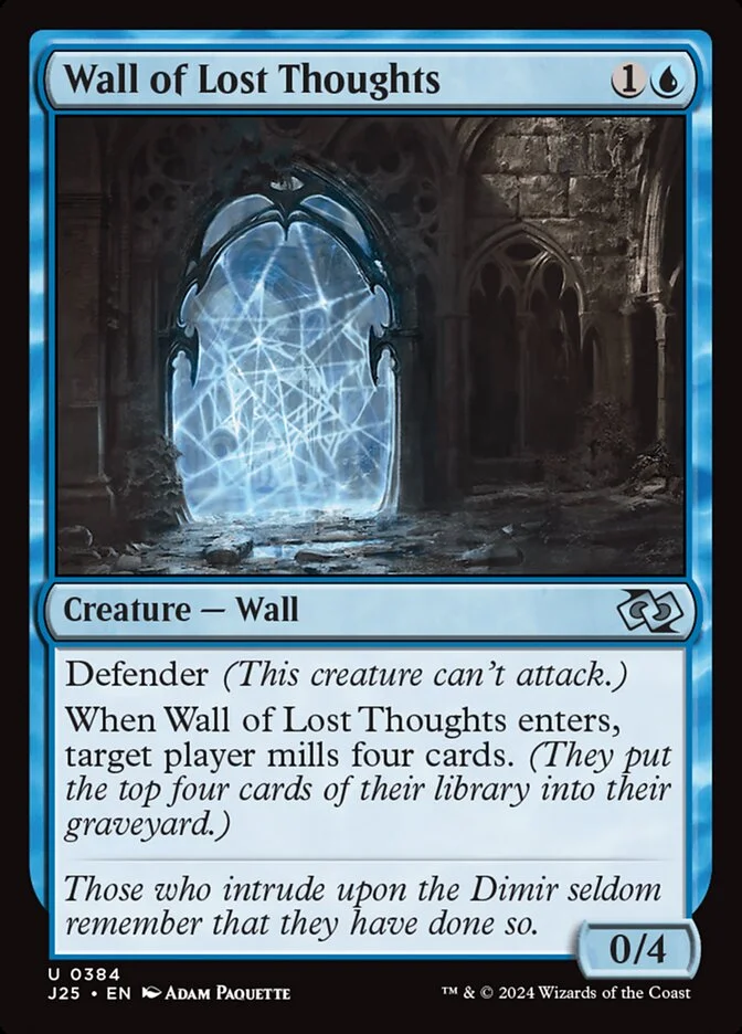 Wall of Lost Thoughts 「J25/384」「EN」