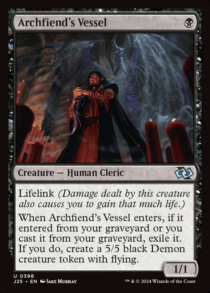Archfiend's Vessel 「J25/398」「EN」