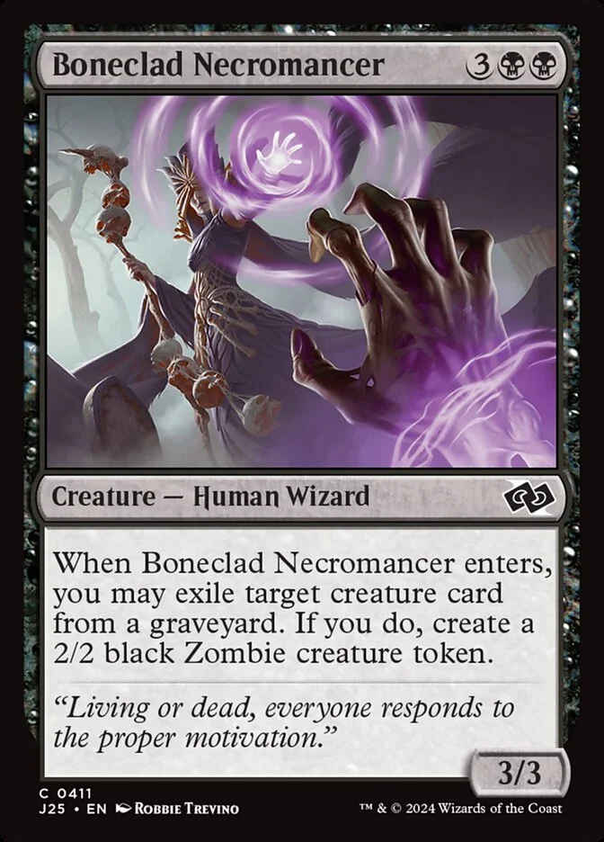 Boneclad Necromancer 「J25/411」「EN」