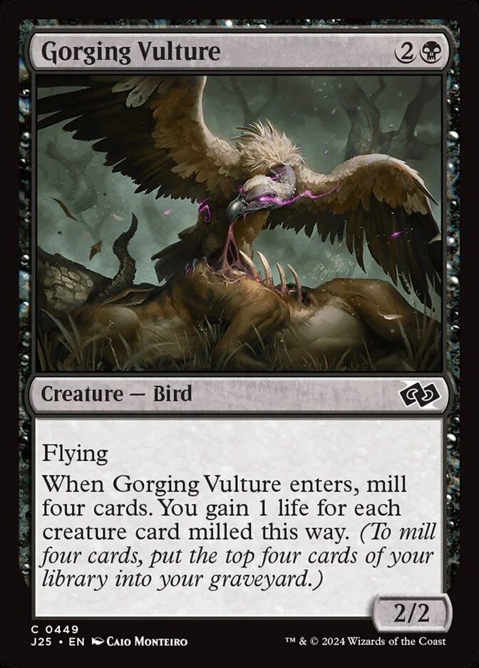 Gorging Vulture 「J25/449」「EN」