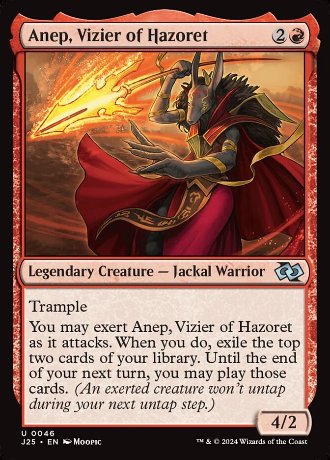 Anep, Vizier of Hazoret 「J25/46」「EN」