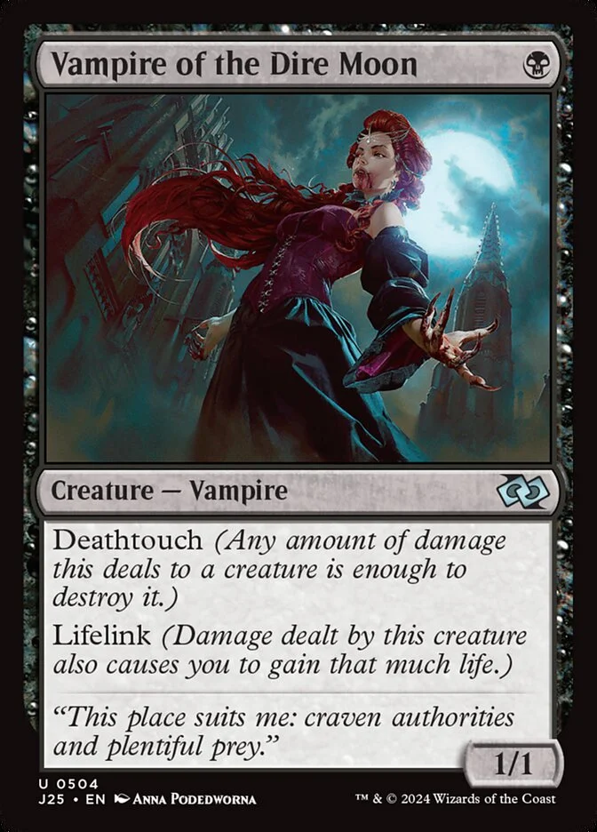 Vampire of the Dire Moon 「J25/504」「EN」