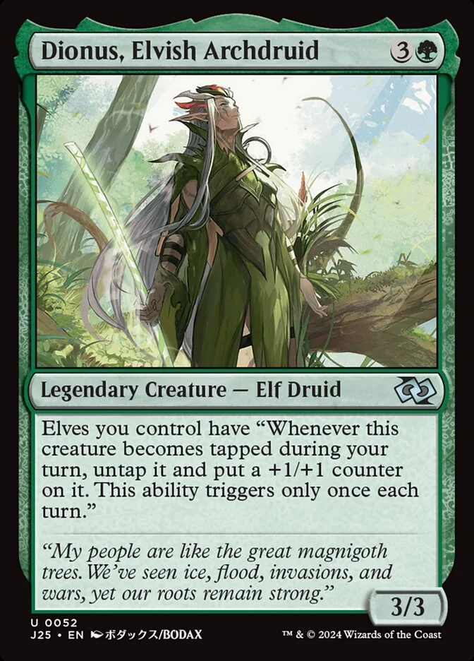 Dionus, Elvish Archdruid 「J25/52」「EN」