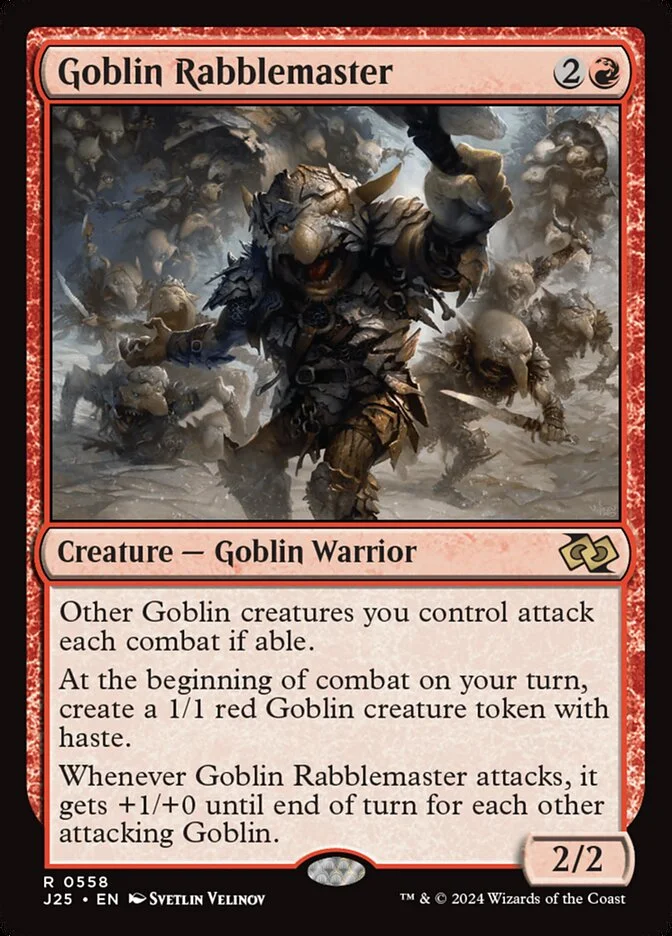 Goblin Rabblemaster 「J25/558」「EN」