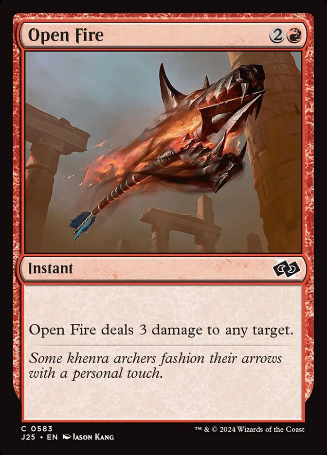 Open Fire 「J25/583」「EN」