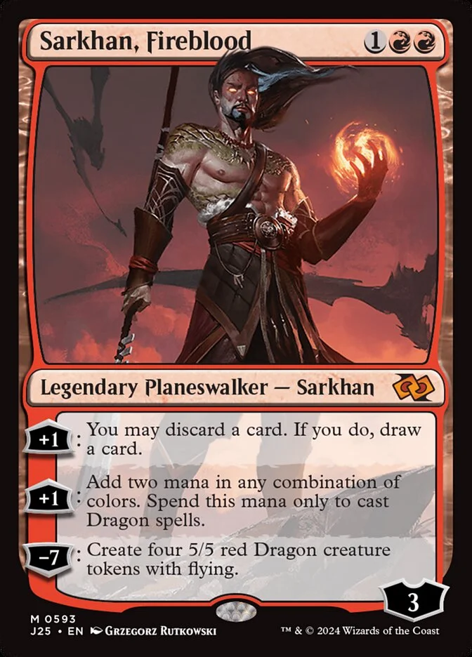 Sarkhan, Fireblood 「J25/593」「EN」