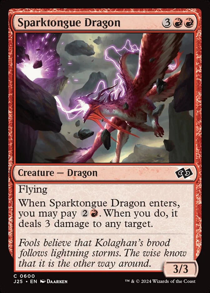 Sparktongue Dragon 「J25/600」「EN」