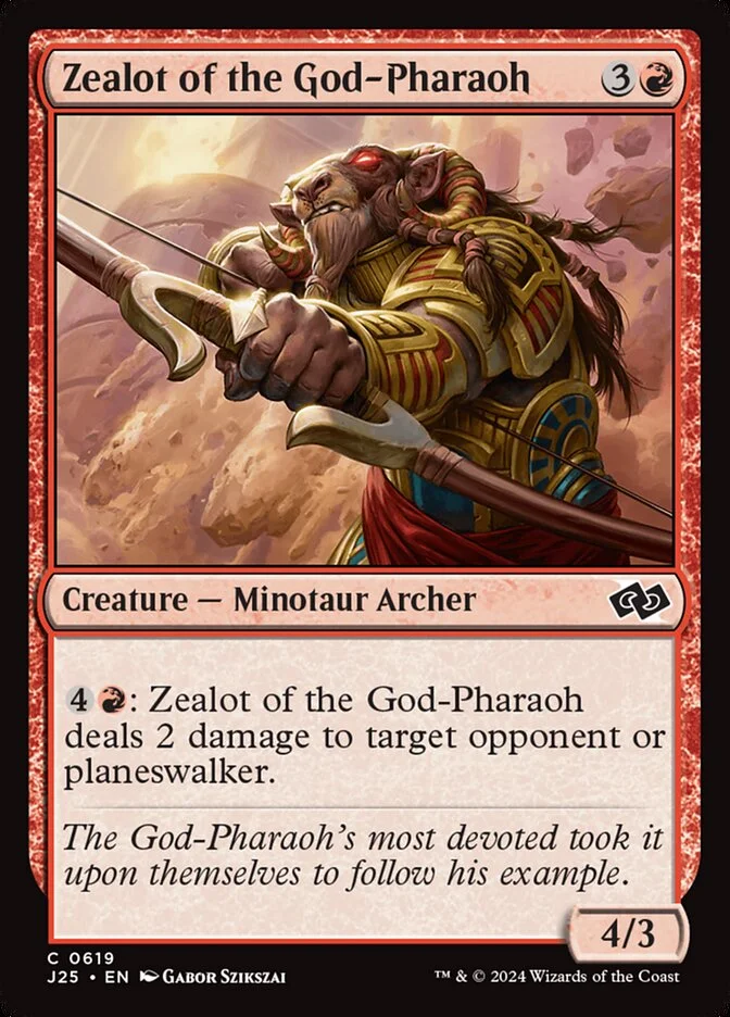 Zealot of the God-Pharaoh 「J25/619」「EN」