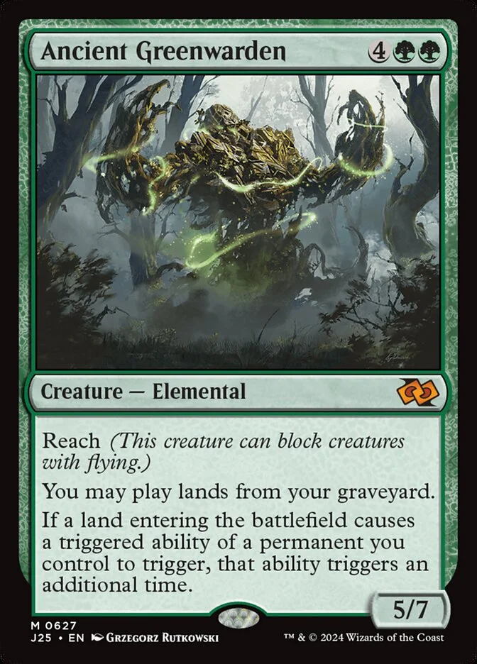 Ancient Greenwarden 「J25/627」「EN」