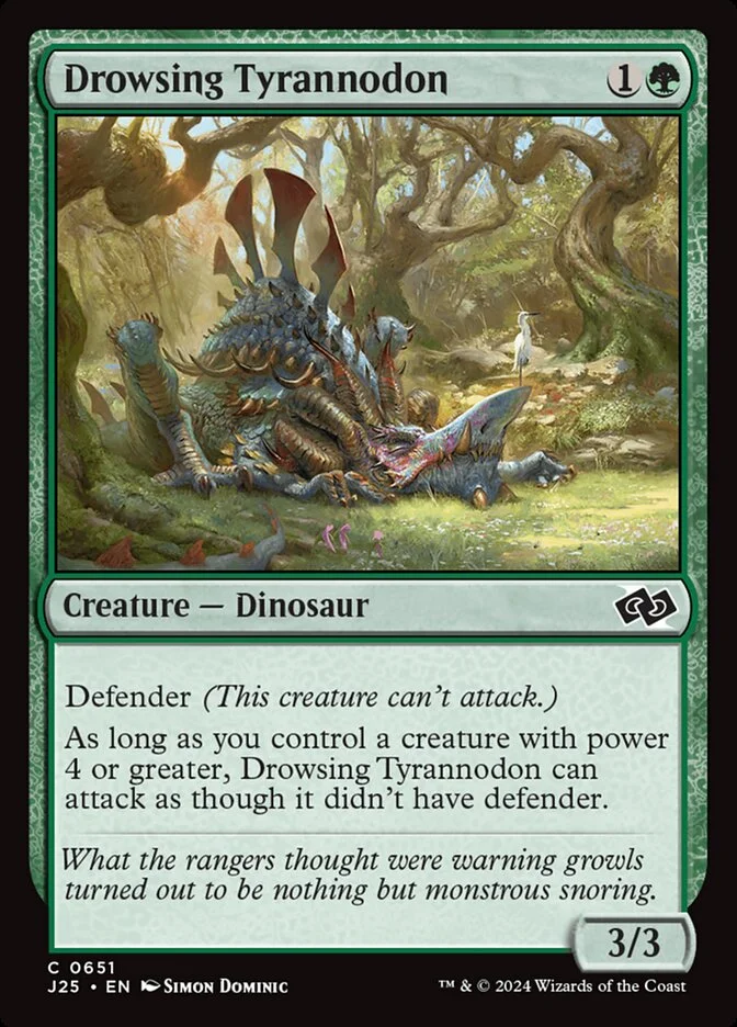 Drowsing Tyrannodon 「J25/651」「EN」