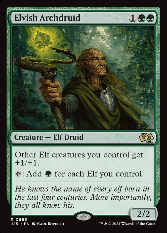 Elvish Archdruid 「J25/655」「EN」