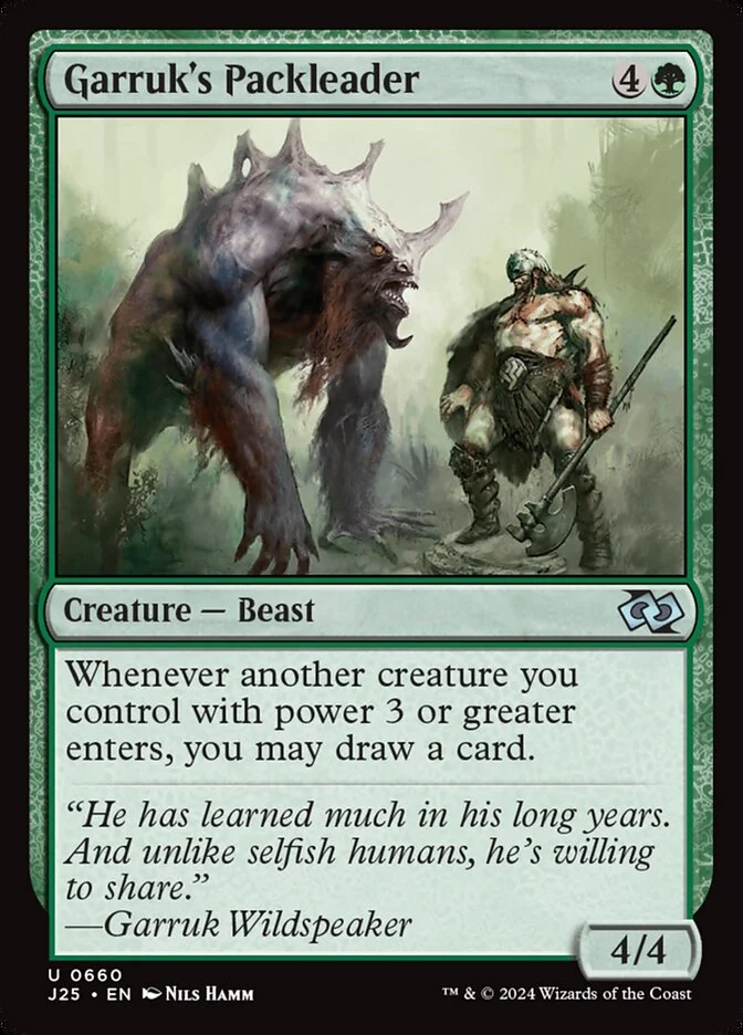 Garruk's Packleader 「J25/660」「EN」