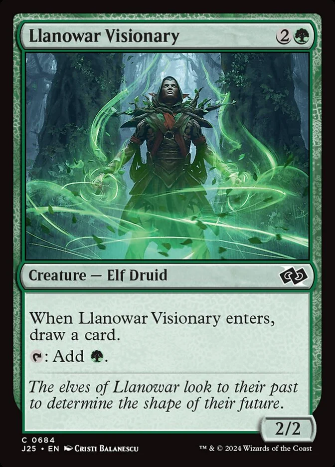 Llanowar Visionary 「J25/684」「EN」