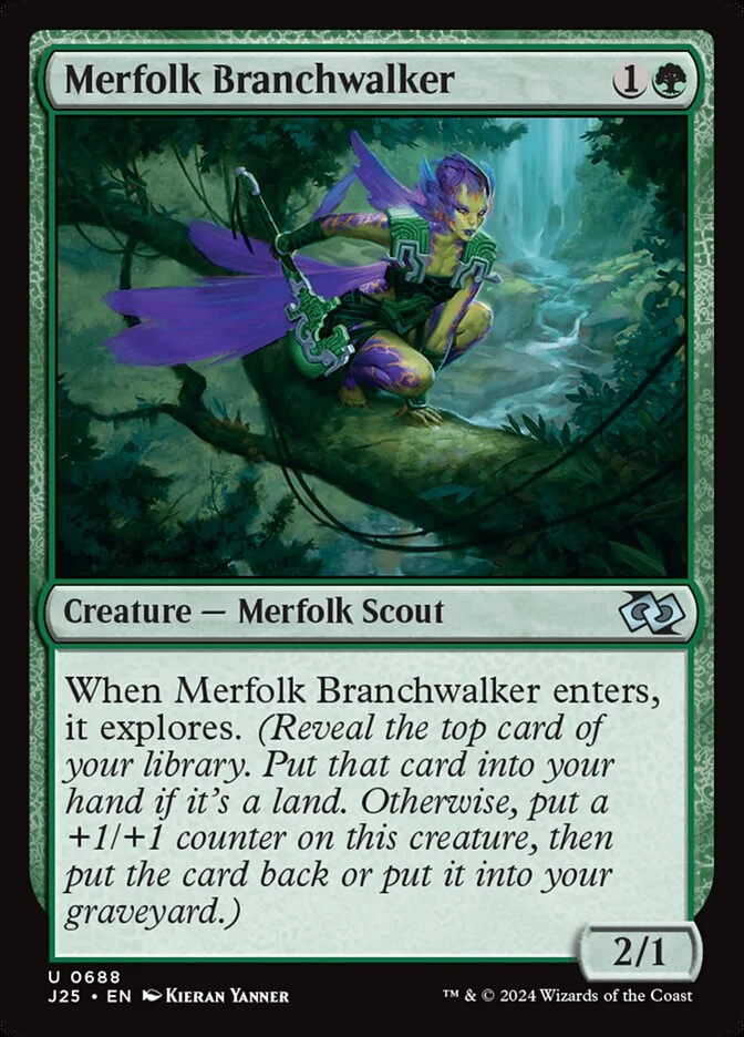 Merfolk Branchwalker 「J25/688」「EN」