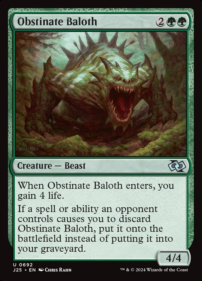 Obstinate Baloth 「J25/692」「EN」