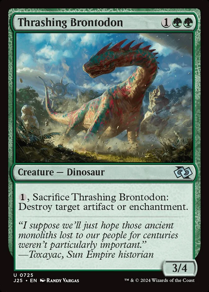 Thrashing Brontodon 「J25/725」「EN」