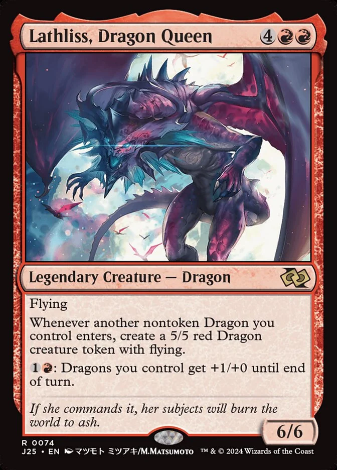 Lathliss, Dragon Queen 「J25/74」「EN」