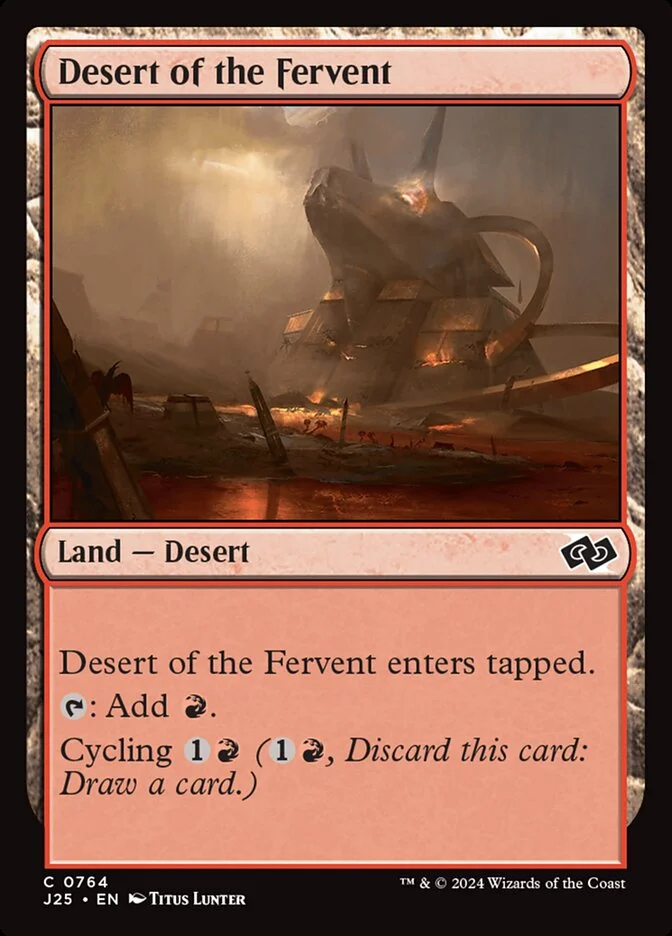 Desert of the Fervent 「J25/764」「EN」
