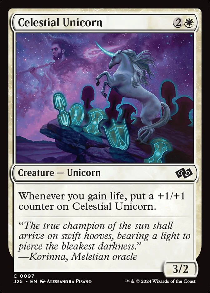 Celestial Unicorn 「J25/97」「EN」