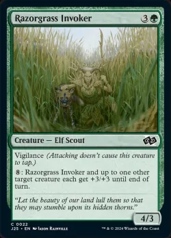 Razorgrass Invoker #22 · Magic: The Gathering