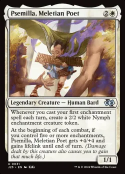 Psemilla, Meletian Poet #31 · Magic: The Gathering