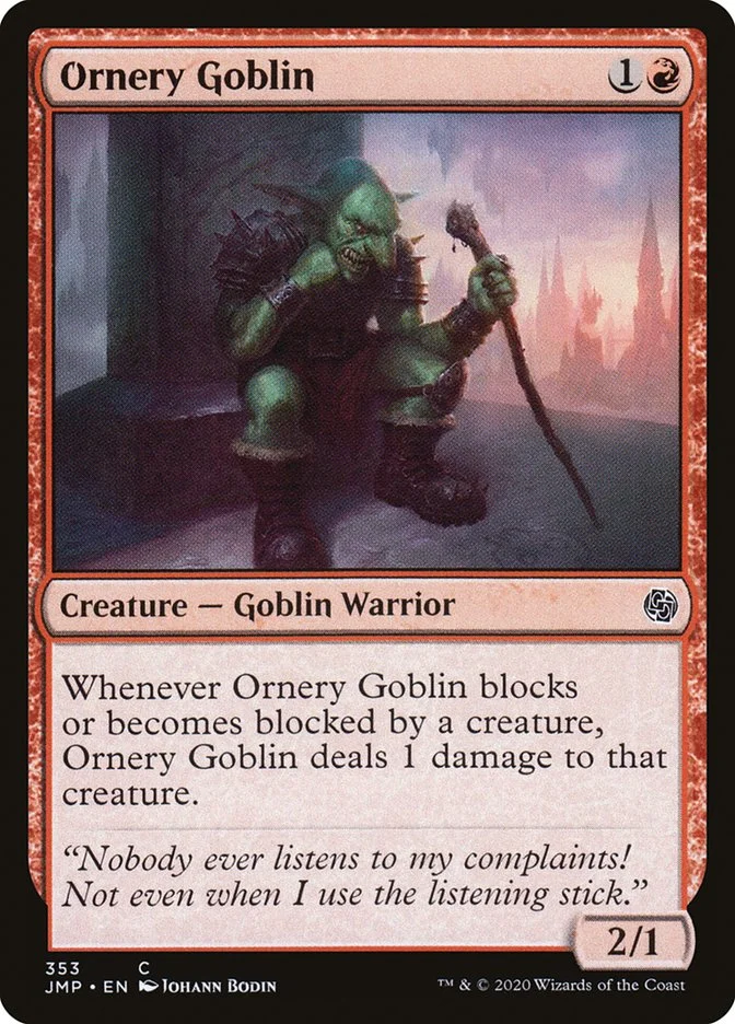 Ornery Goblin 「JMP/353」「EN」