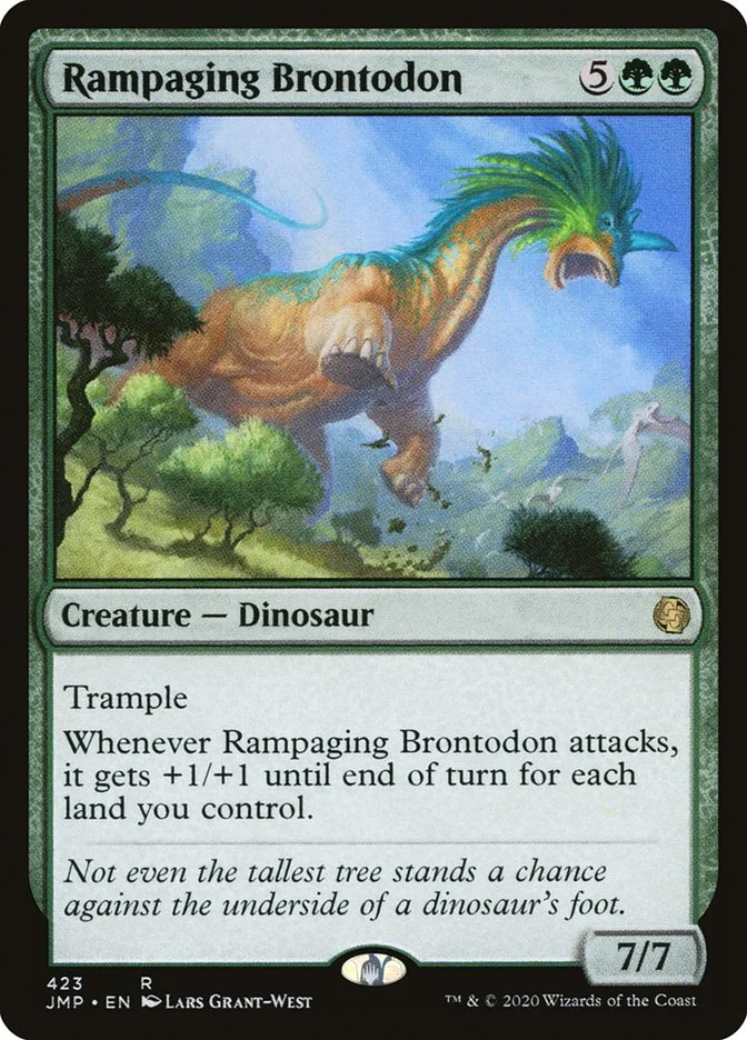 Rampaging Brontodon 「JMP/423」「EN」