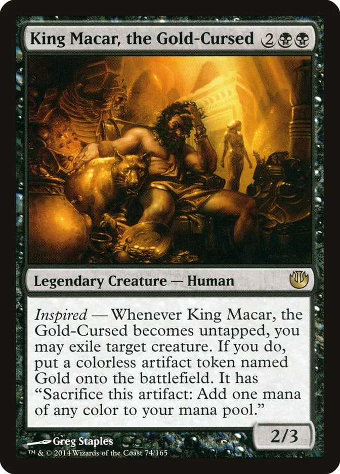 King Macar, the Gold-Cursed 「JOU/74」「EN」