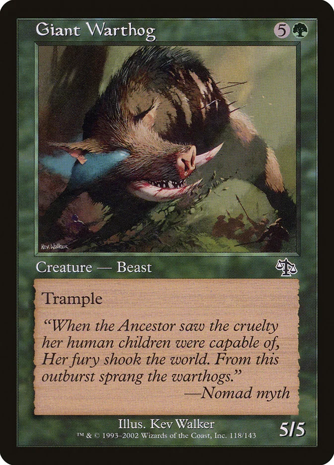 Giant Warthog 「JUD/118」「EN」