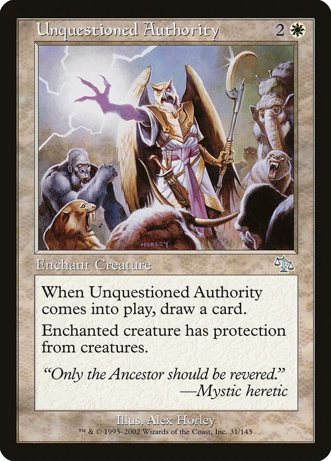 Unquestioned Authority 「JUD/31」「EN」