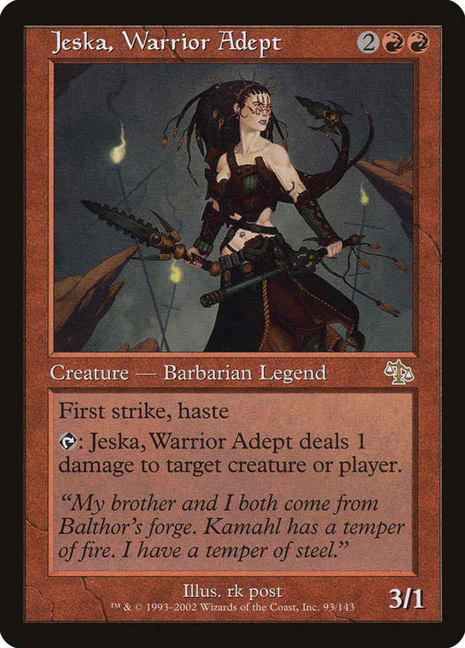 Jeska, Warrior Adept 「JUD/93」「EN」