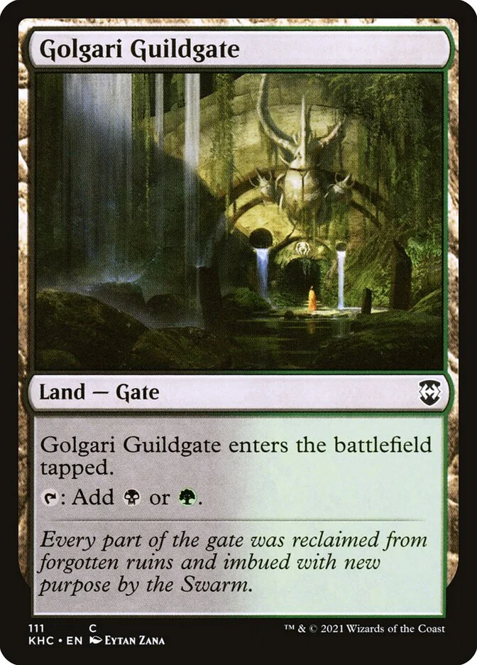 Golgari Guildgate 「KHC/111」「EN」