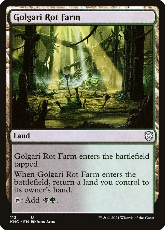 Golgari Rot Farm 「KHC/112」「EN」