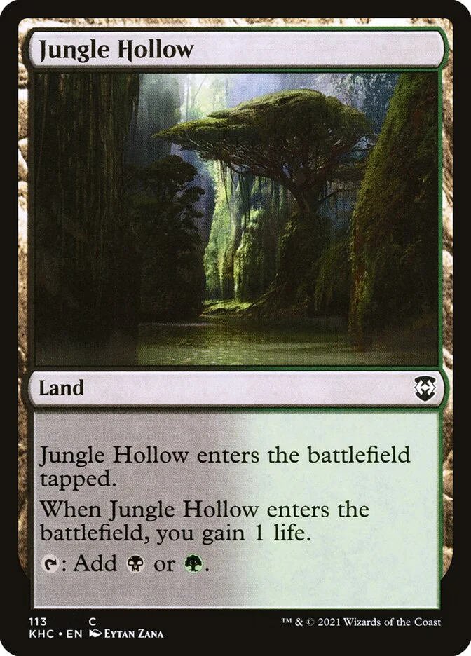 Jungle Hollow 「KHC/113」「EN」