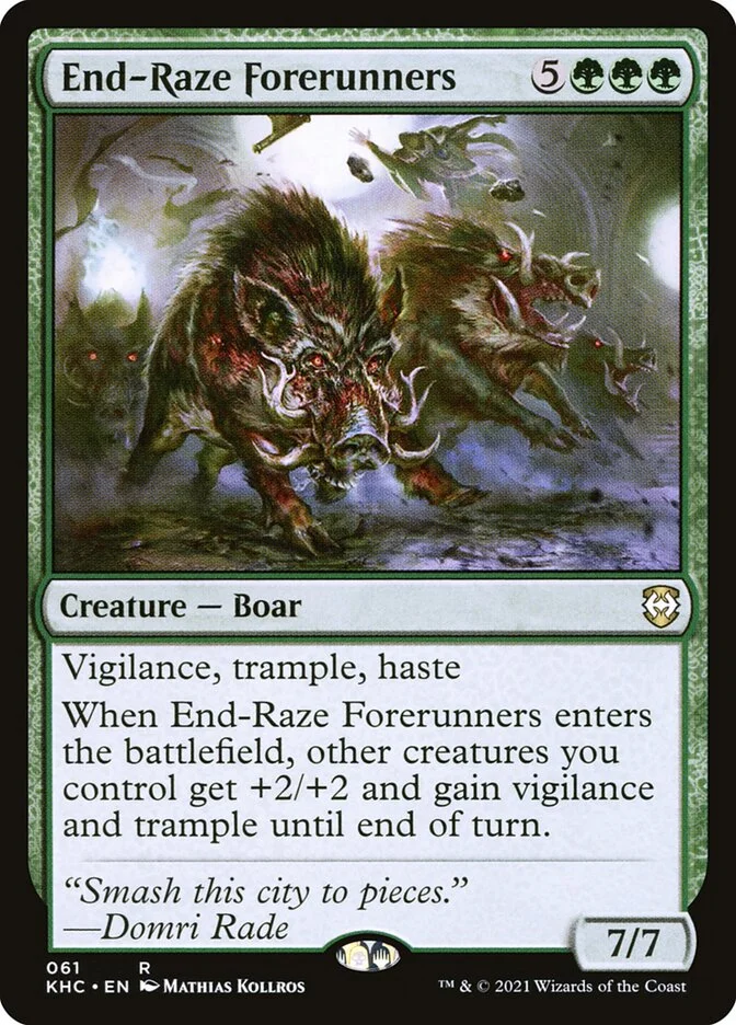 End-Raze Forerunners 「KHC/61」「EN」