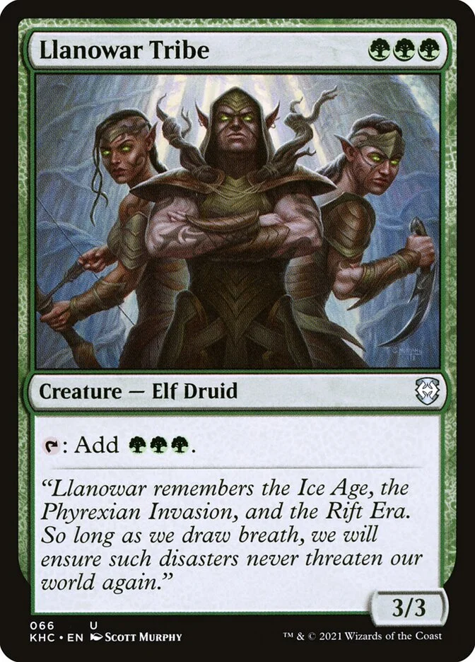 Llanowar Tribe 「KHC/66」「EN」