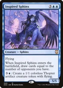 Inspired Sphinx #40 · Magic: The Gathering