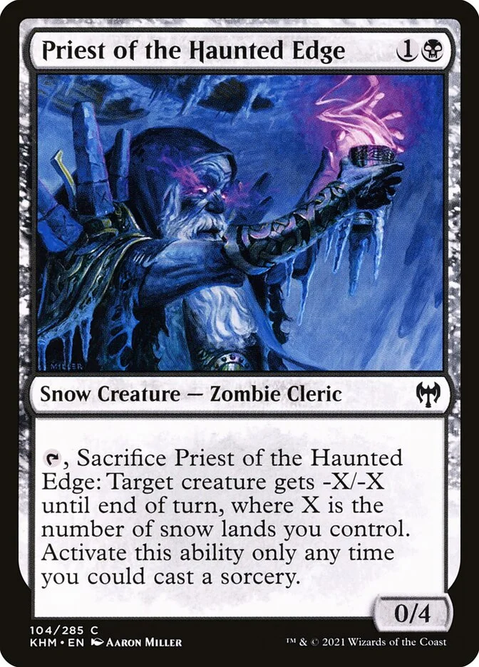 Priest of the Haunted Edge 「KHM/104」「EN」