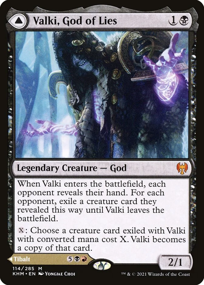 Valki, God of Lies // Tibalt, Cosmic Impostor 「KHM/114」「EN」