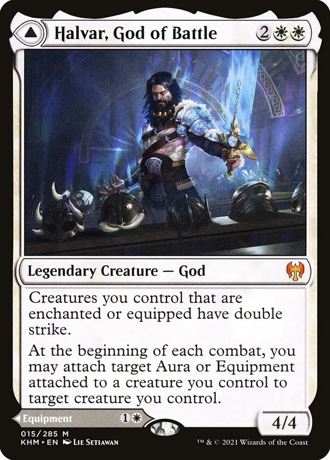 Halvar, God of Battle // Sword of the Realms 「KHM/15」「EN」