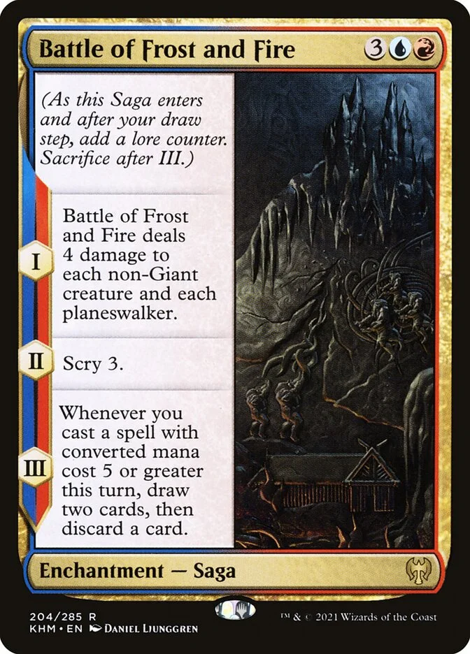 Battle of Frost and Fire 「KHM/204」「EN」
