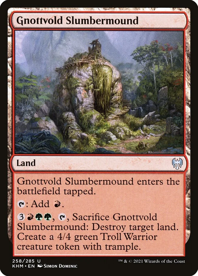 Gnottvold Slumbermound 「KHM/258」「EN」