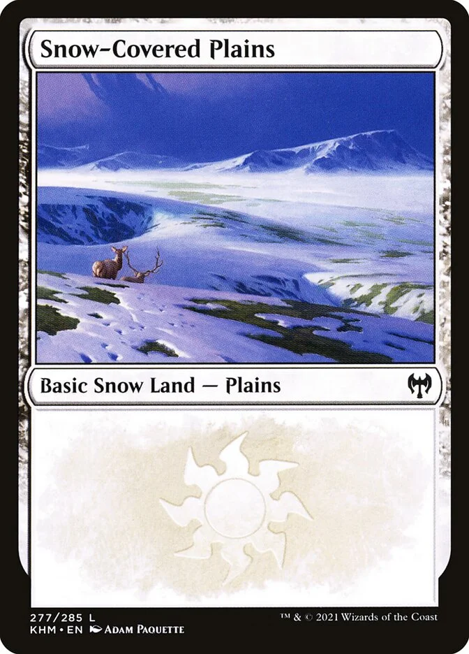 Snow-Covered Plains 「KHM/277」「EN」
