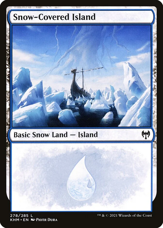 Snow-Covered Island 「KHM/278」「EN」