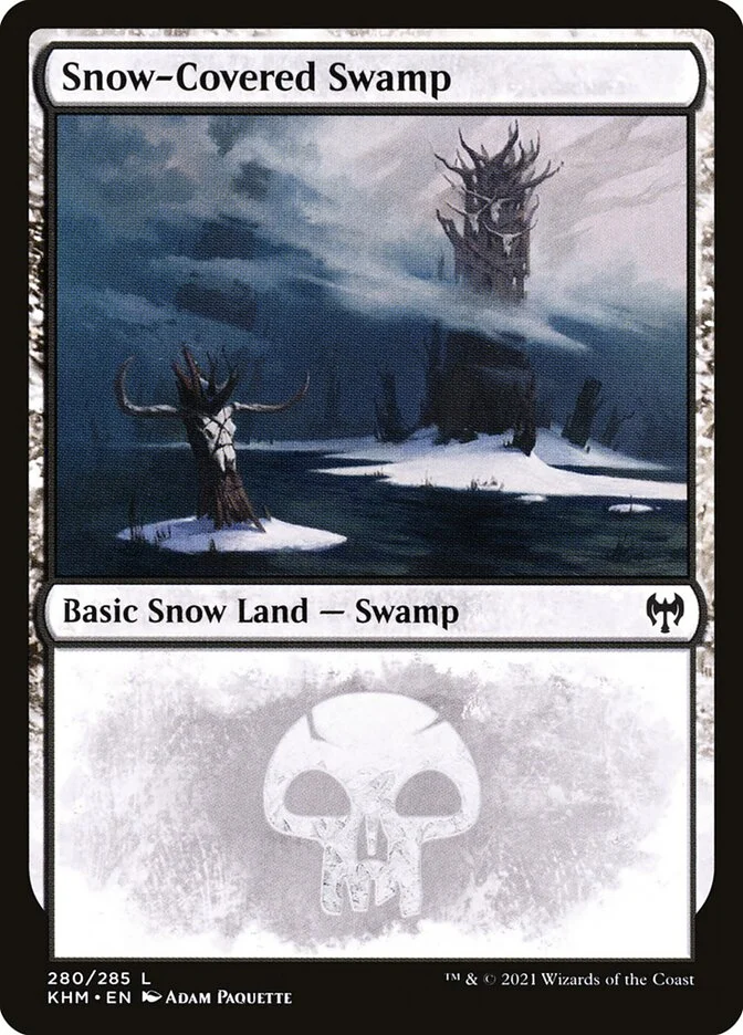 Snow-Covered Swamp 「KHM/280」「EN」